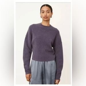 Vince Textured Double Knit Crew Neck Sweater Size Small